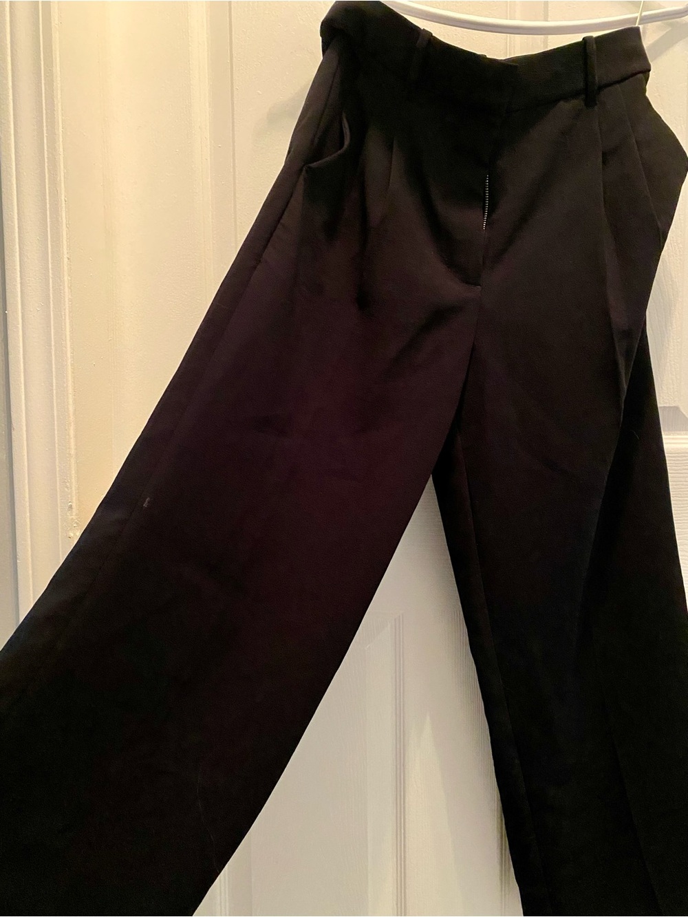 Wilfred Effortless Black Wide-Leg Trousers short
